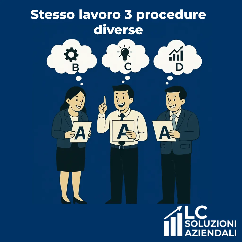 Processi non documentati errori che si ripetono