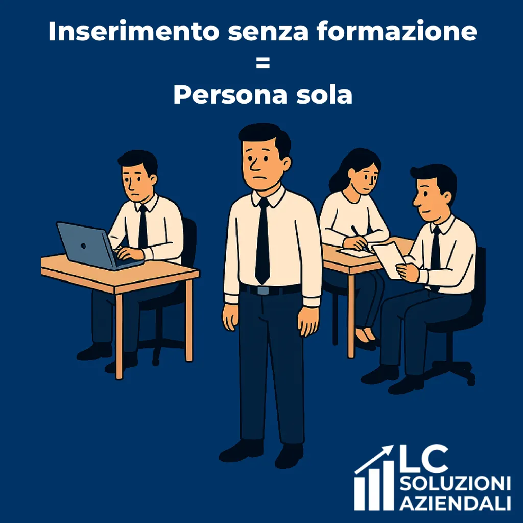 Inserimento senza formazione significa persona sola