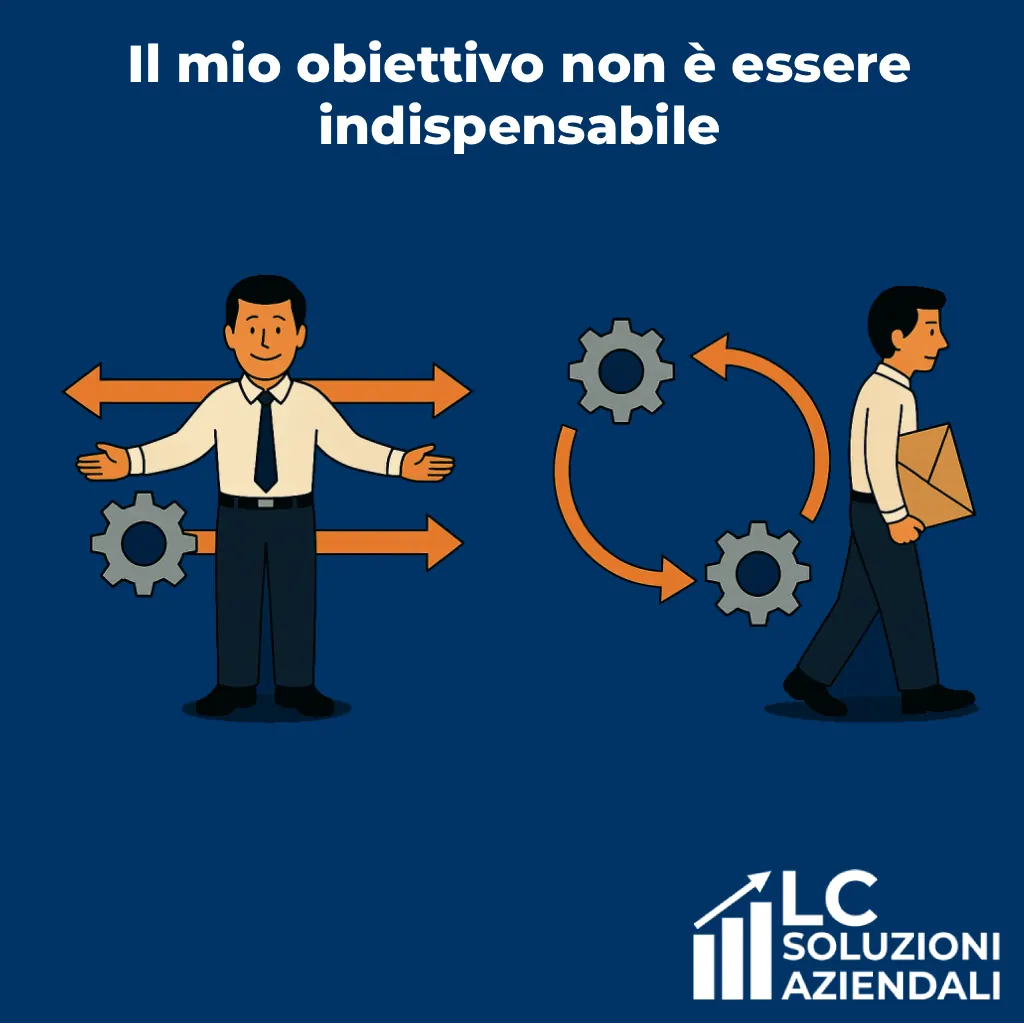 Il mio obiettivo non è essere indispensabile