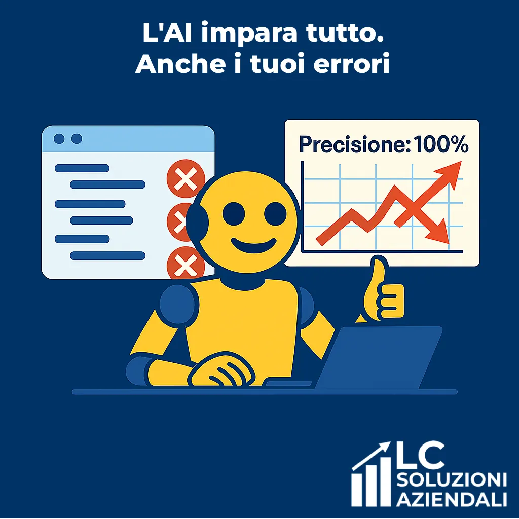 L'AI impara tutto. Anche i tuoi errori