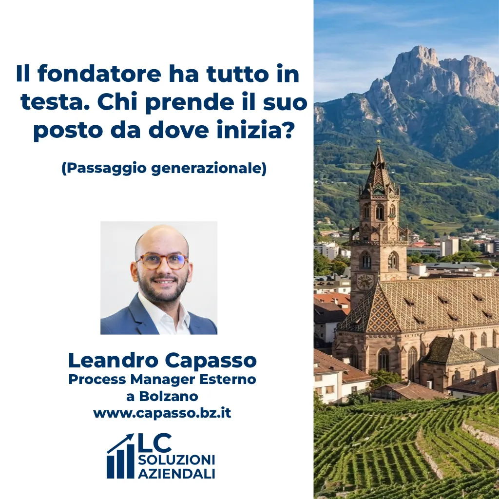 Il fondatore ha tutto in testa. Chi prende il suo posto da dove inizia?