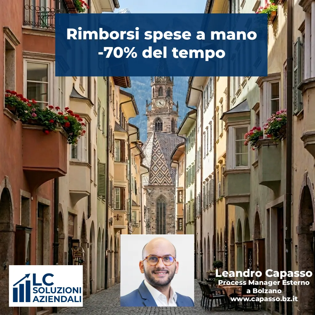 Rimborsi spese a mano. -70% del tempo