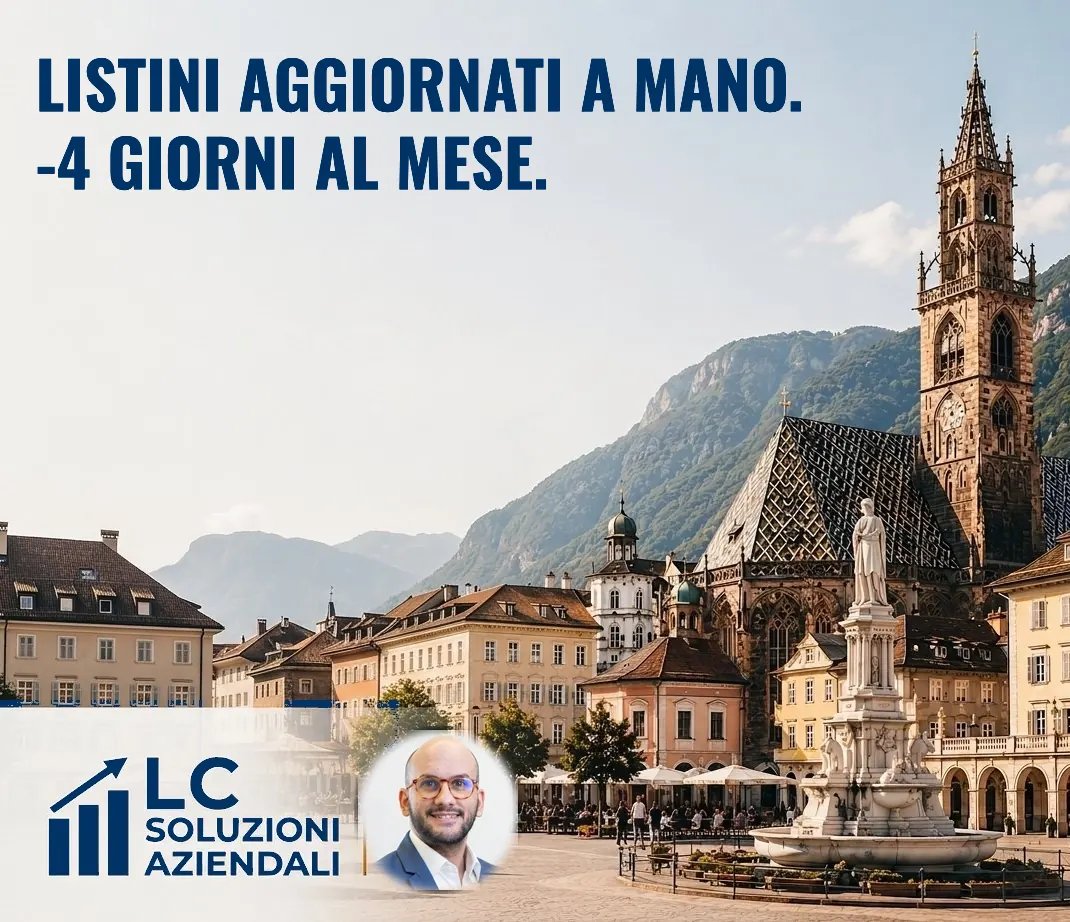 LISTINI AGGIORNATI A MANO. –4 GIORNI AL MESE.