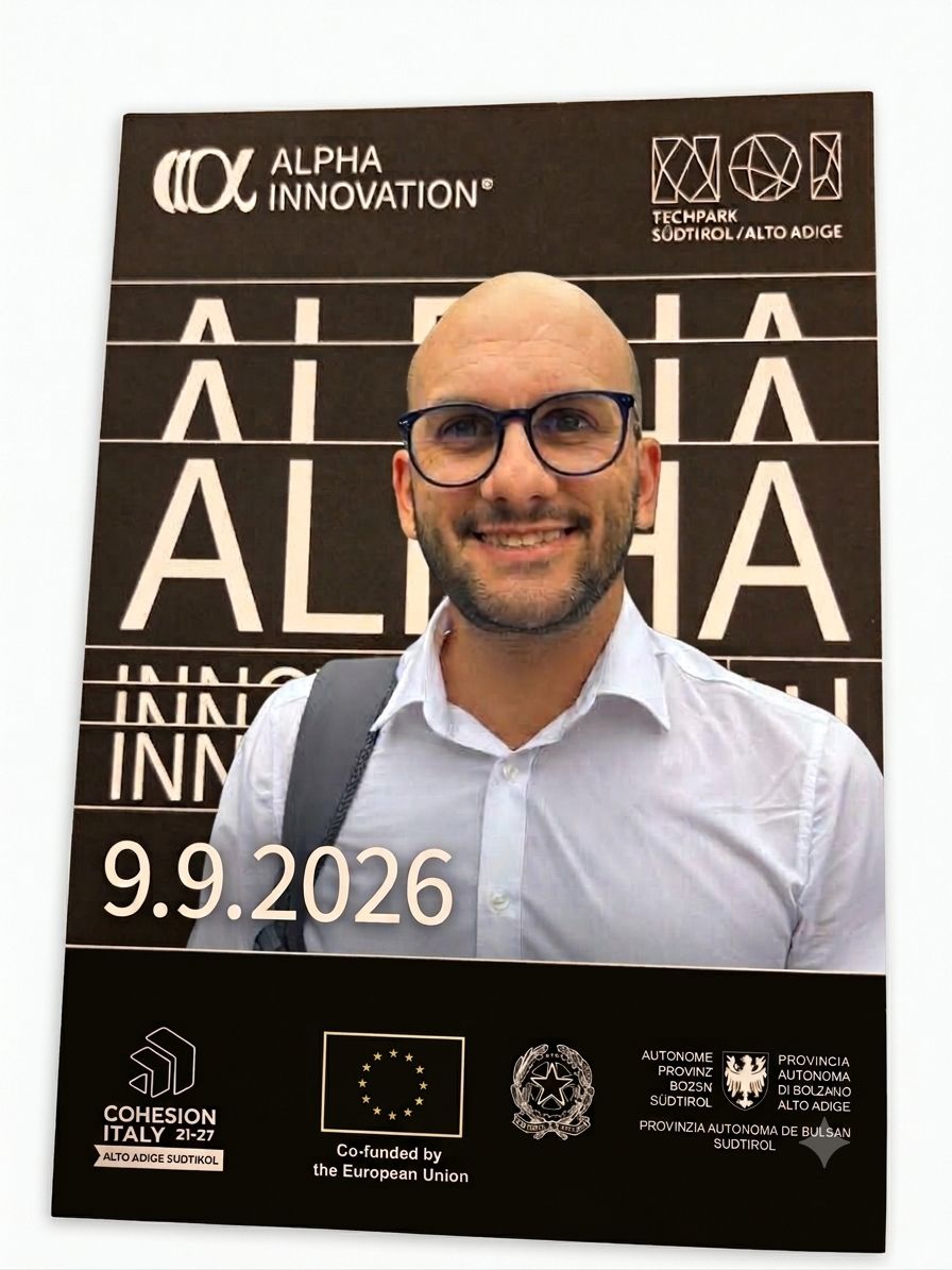 Leandro Capasso all'Alpha Innovation Live al NOI Techpark di Bolzano